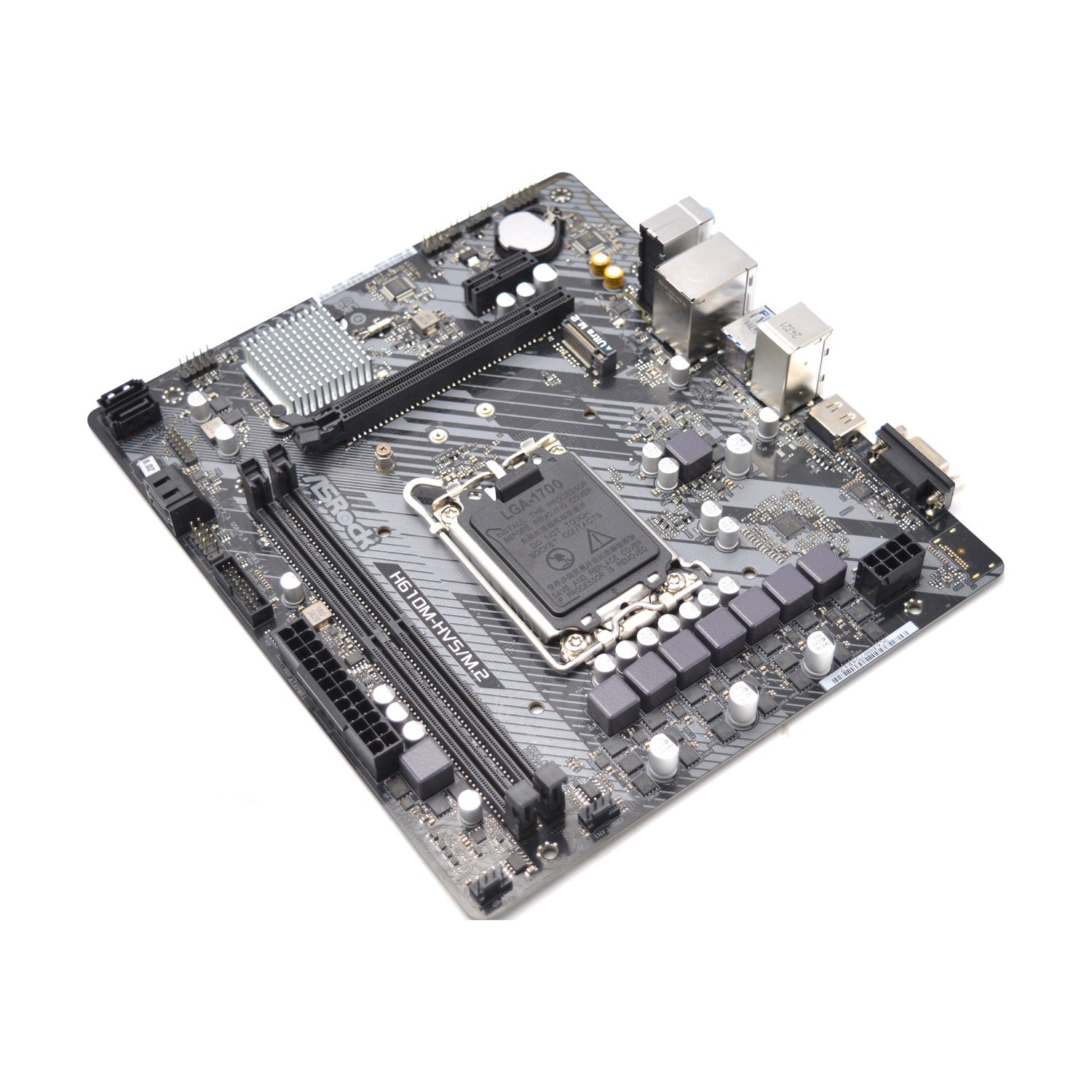 Asrock H610M-HVS/M.2 R2.0 Intel H610 LGA 1700 Micro ATX Mainboard