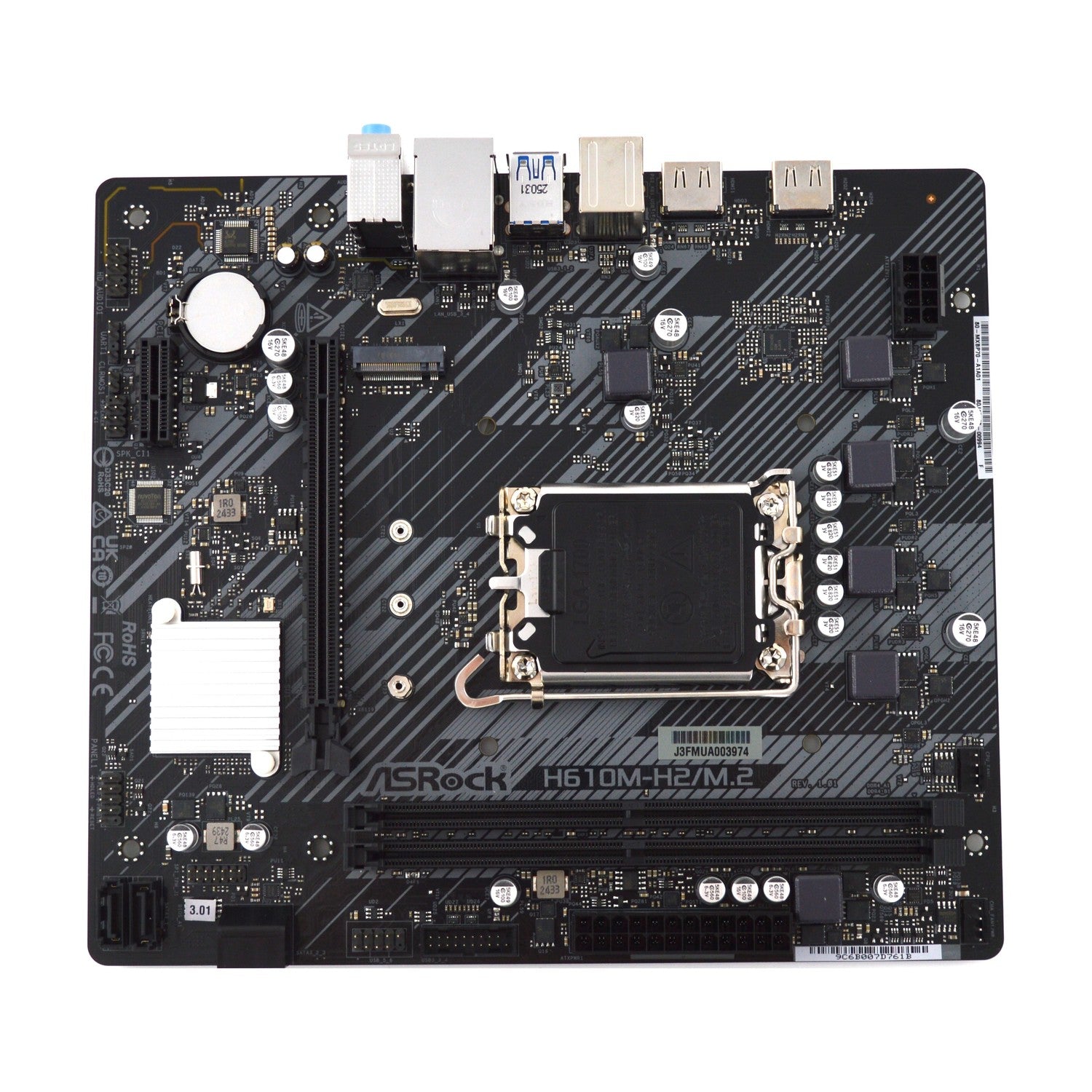 ASRock Mainboard H610M-H2/M.2 LGA 1700 Intel H610