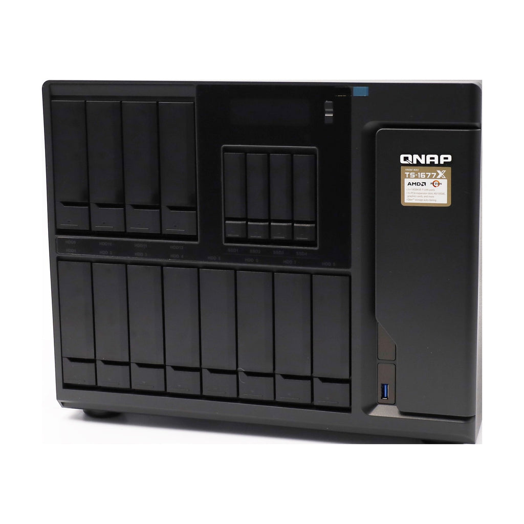 QNAP Turbo Station TS-1677X-1700-64G 64GB RAM 2x RJ-45 10GBase-T 4x RJ-45 1000