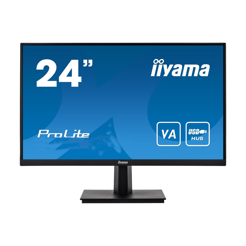 iiyama ProLite XU2493HSU-B1, 23.8"1920 x 1080 Pixel USB 3.0 schwarz