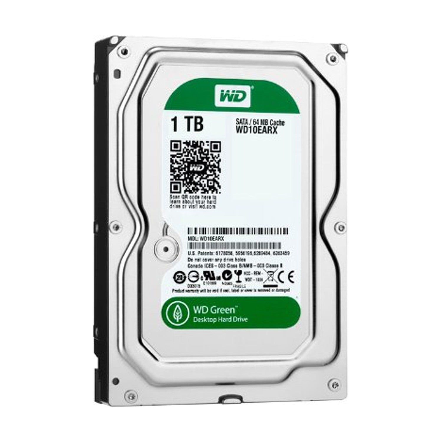 Western Digital WD10EARX Green 1TB interne Festplatte 3,5" 5400rpm 64MB Cache