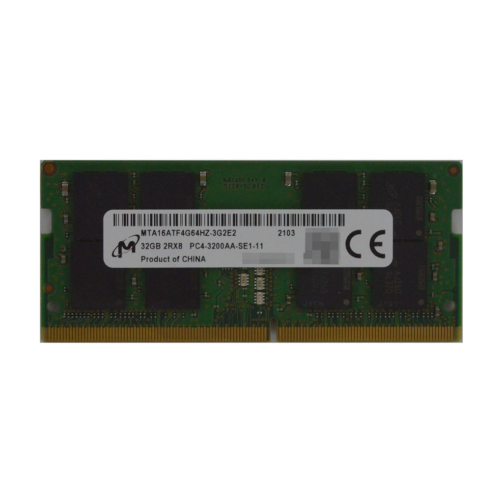 Micron Arbeitsspeicher RAM 32GB DDR4 SO-DIMM 3200MHz 260Pin MTA16ATF4G64HZ