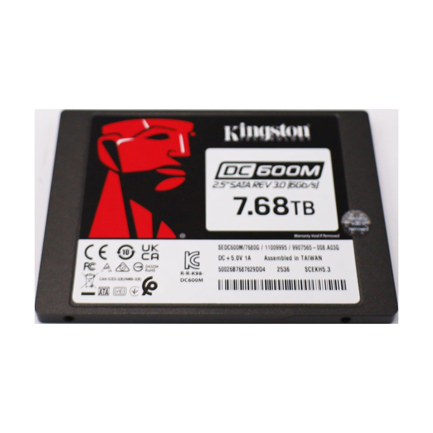 Kingston DC600M 7,68TB SSD SATA 2,5" Enterprise Server SSD SEDC600M/7680G