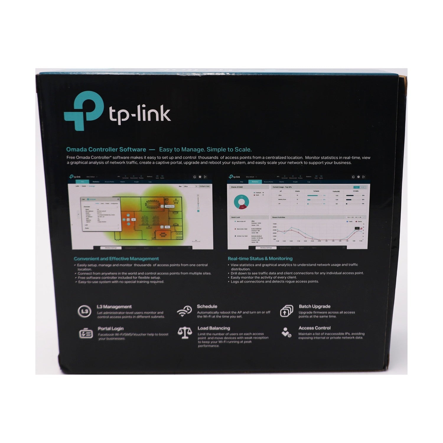 TP-Link EAP110 N300 WLAN Access Point 300Mbit/s 2,4GHz 100-Mbit/s-LAN-Port