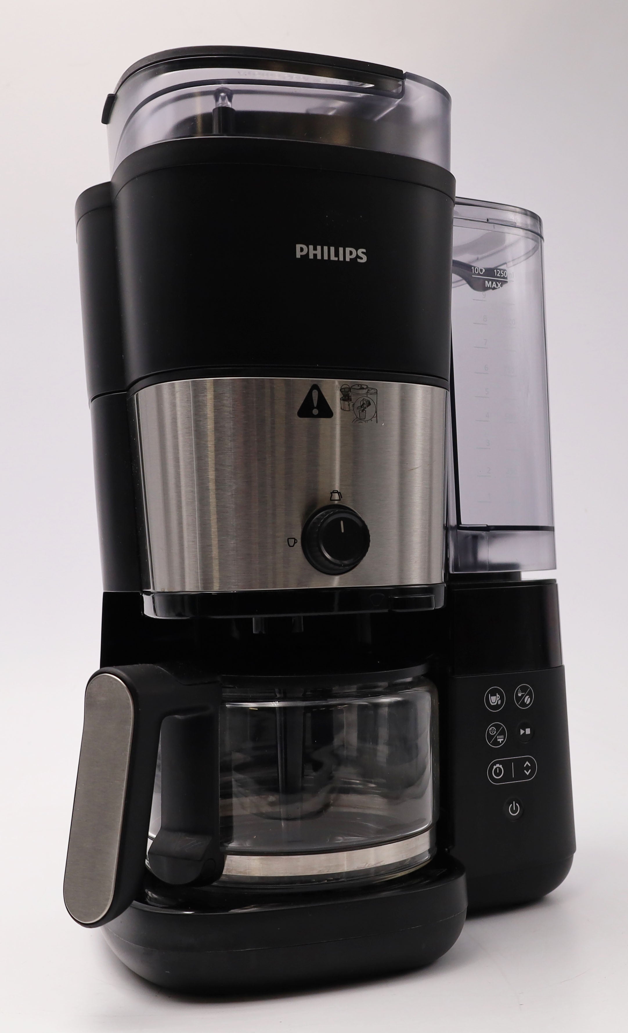 Philips All-in-1 Filterkaffeemaschine - integriertes Kegelmahlwerk HD7900/50