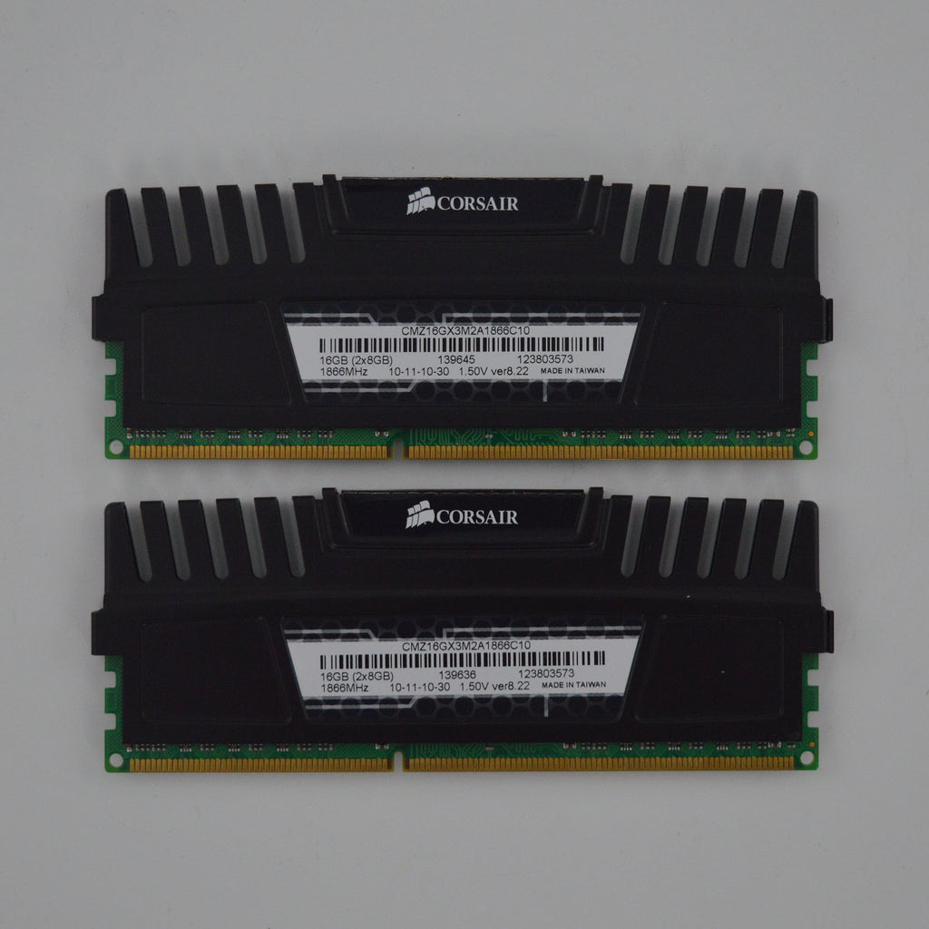 Corsair Vengeance RAM Arbeitsspeicher 16GB 2x8GB Kit DDR3 1866 Mhz CL10 XMP