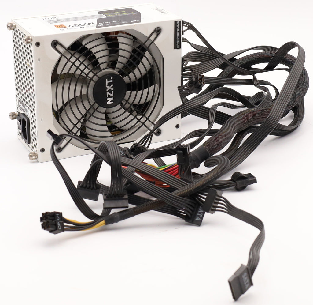 NZXT HALE90 80Plus Gold Modulares Netzteil 650 W Weiß unvollständig
