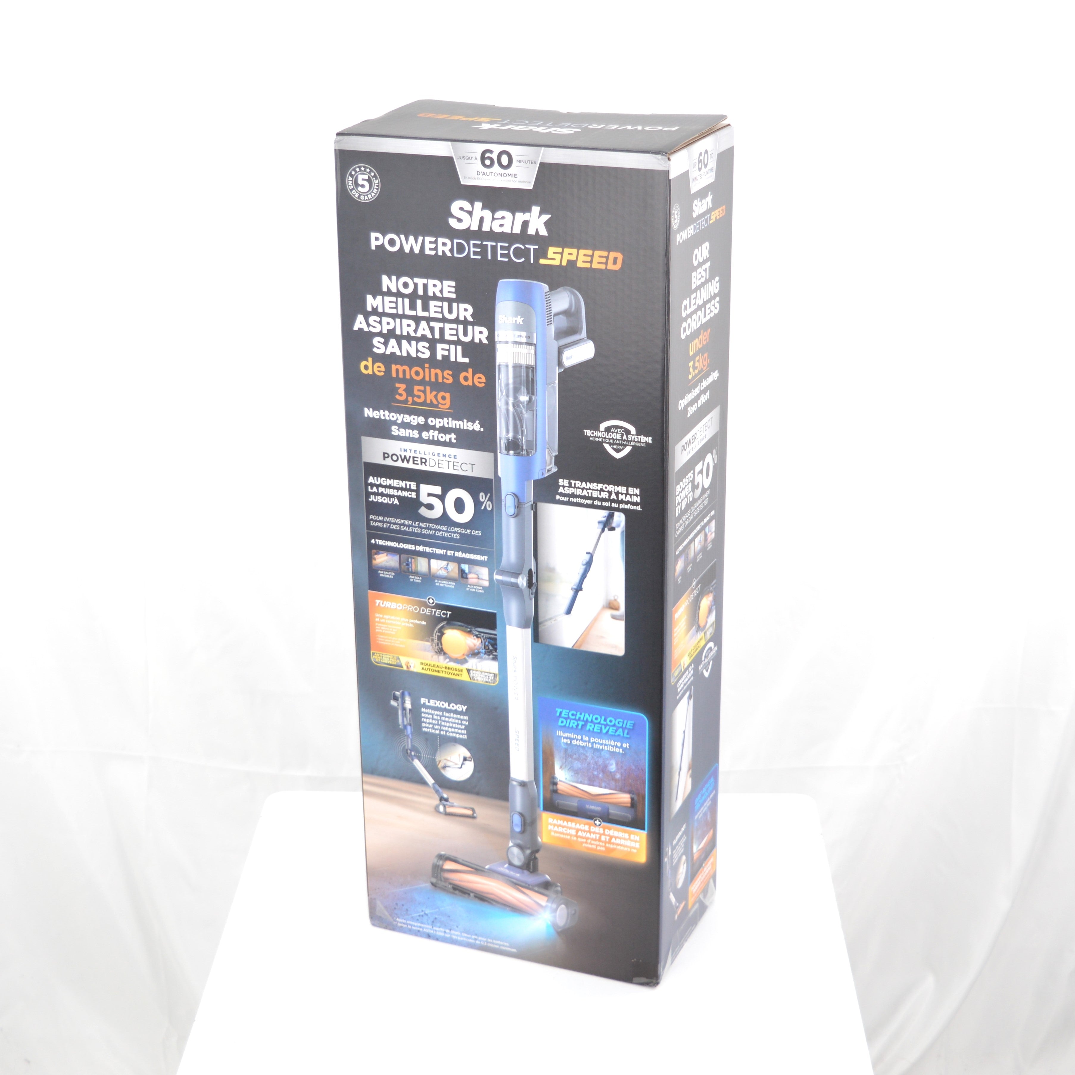 Shark PowerDetect IA1241EU Akku Staubsauger kabellos HEPA 60min Laufzeit