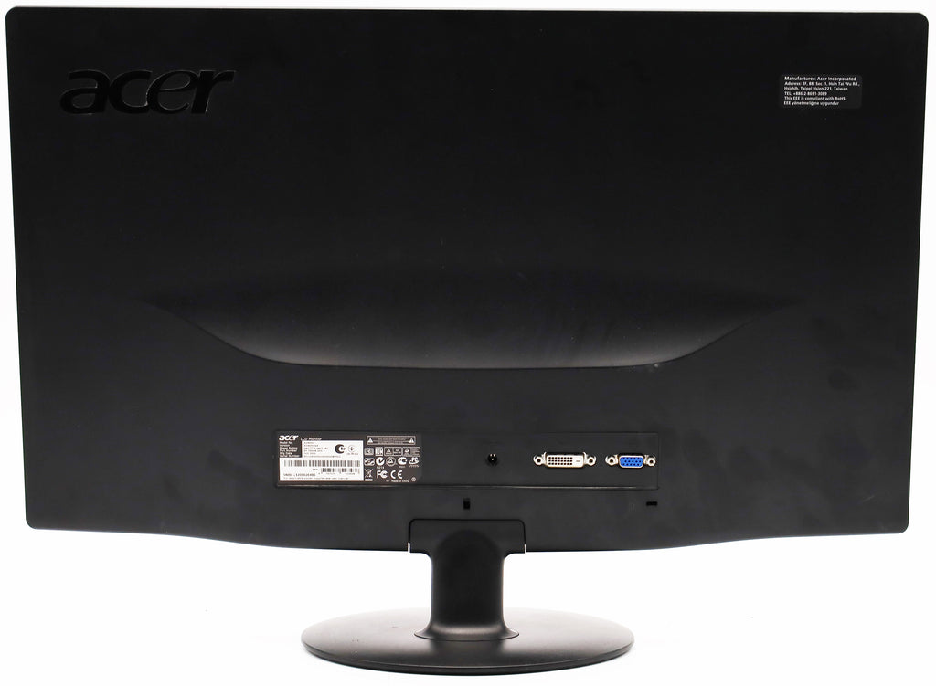 acer S240HLBD Slimline 61cm 24 Zoll Widescreen TFT-Monitor LED VGA DVI 5m