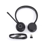 Jabra Evolve 65 TE USB-A Stereo MS 16h Akkulaufzeit USB-A-Adapter schwarz