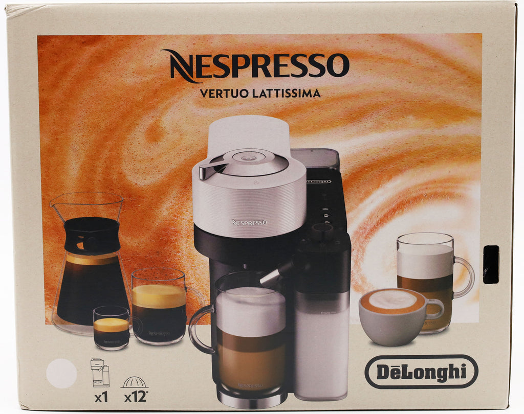 De'Longhi Nespresso Vertuo Lattissima ENV300.W, Kaffeekapselmaschine mit Automat