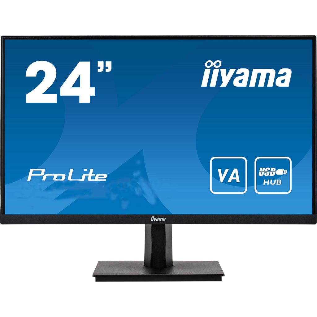 iiyama ProLite XU2493HSU-B1, 23.8"1920 x 1080 Pixel USB 3.0 schwarz