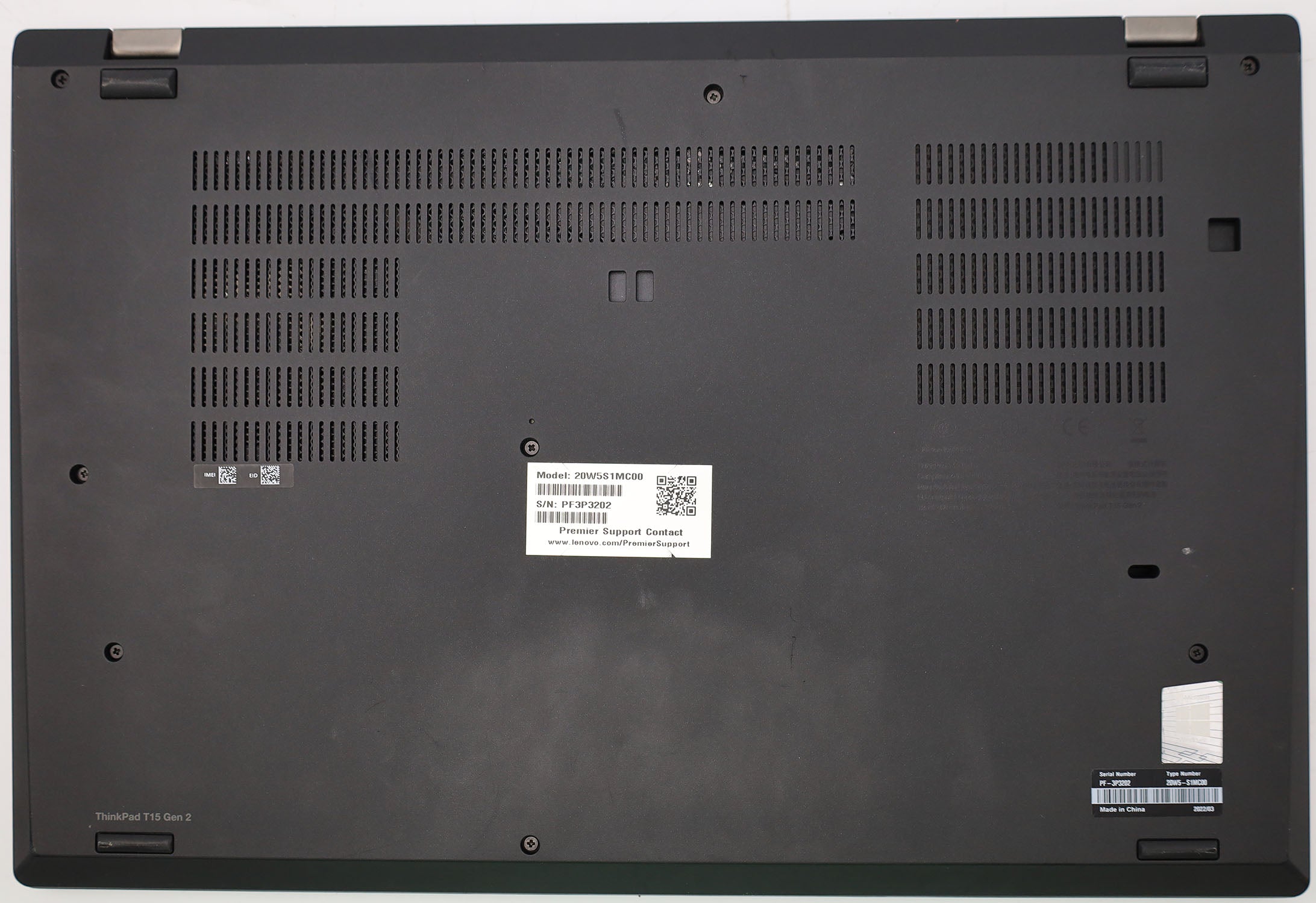 Lenovo Thinkpad T15 G2 15 Zoll Notebook Intel Core i5-1145G7 16GB DDR RAM 1TB