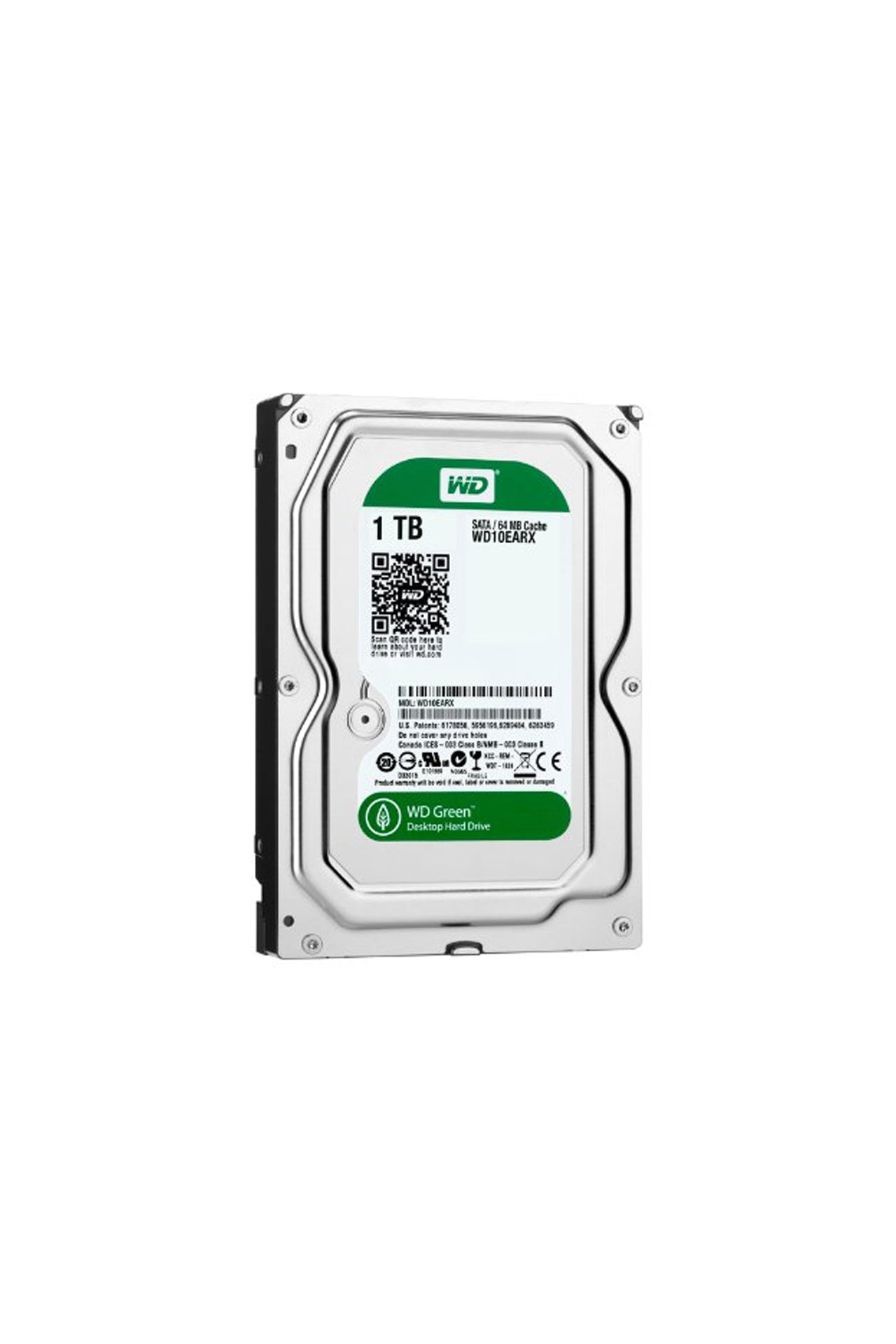 Western Digital WD10EARX Green 1TB interne Festplatte 3,5" 5400rpm 64MB Cache