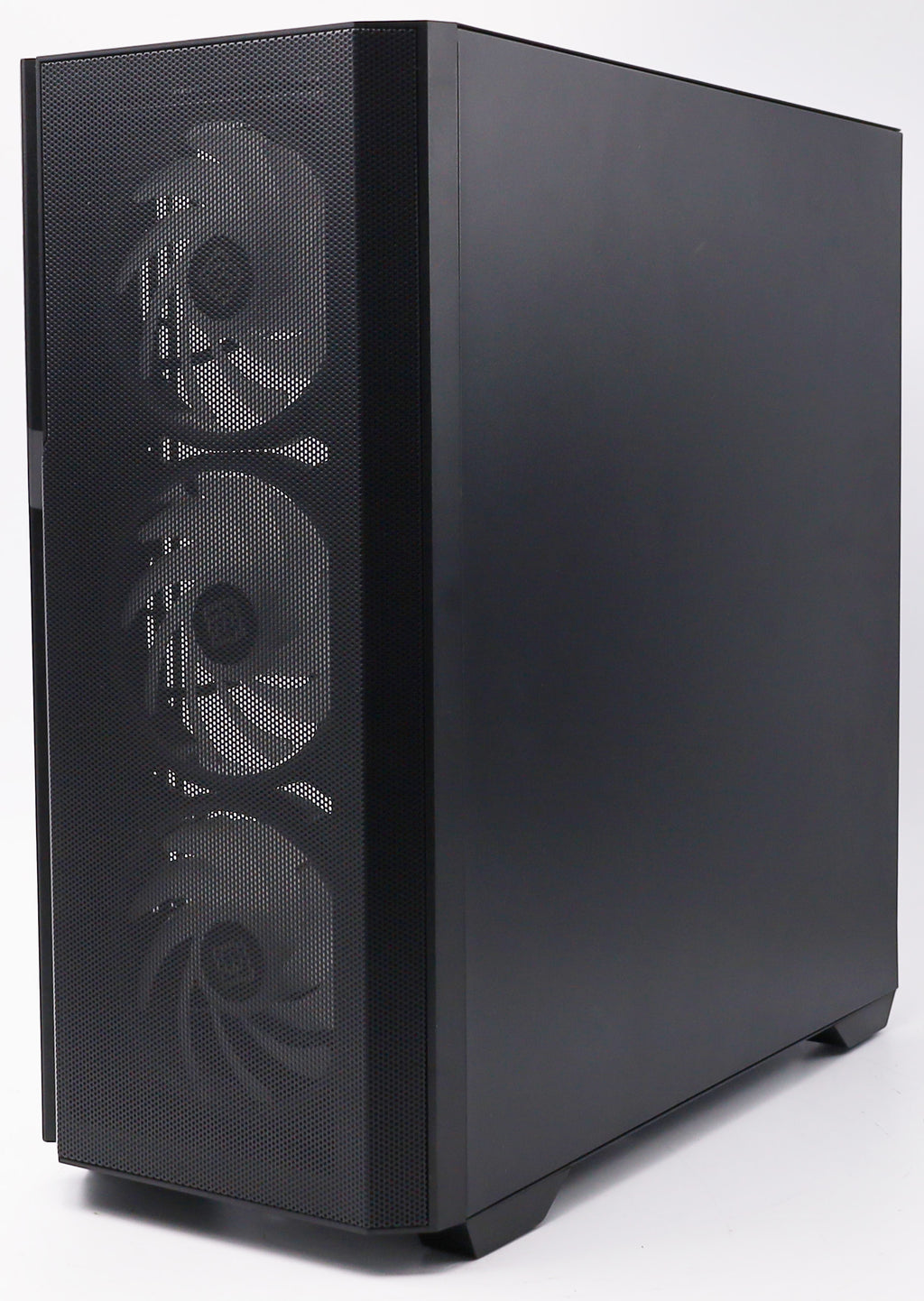 BoostBoxx Hero Airflow schwarz aRGB Beleuchtung mit Steuerung Glas Seitenteil