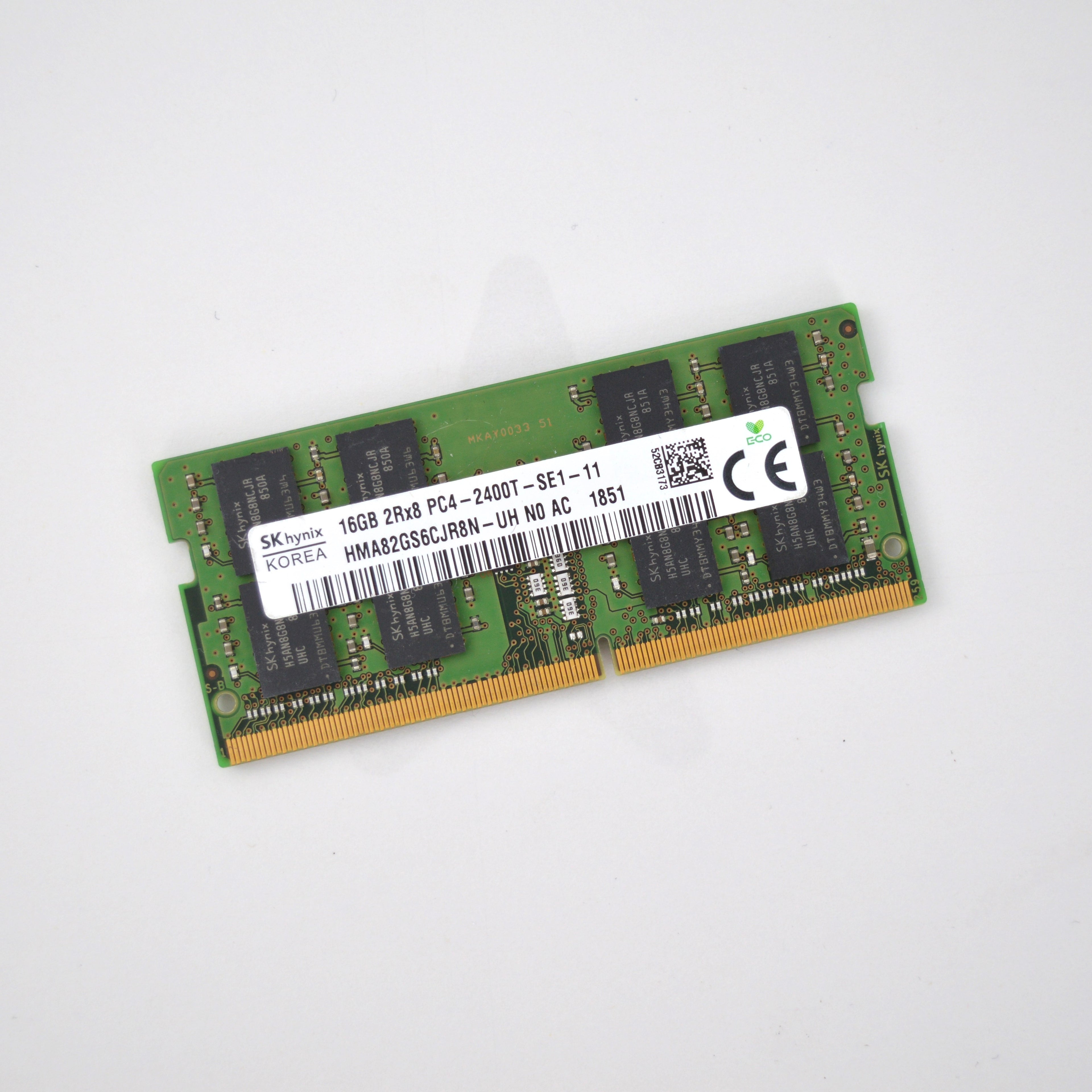 SK hynix SO-DIMM 16GB, DDR4-2400, CL17-17-17, 2RX8, HMA82GS6CJR8N-UH