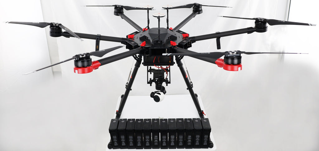 DJI Matrice 600 Hexacopter mit Kamera 20mm F/2.8 94FOV 12 Akkus in Kunsstoffbox