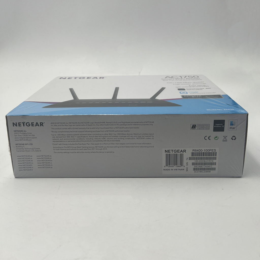 Netgear R6400 Gigabit WLAN Router Dual-Band AC1750, 802.11ac
